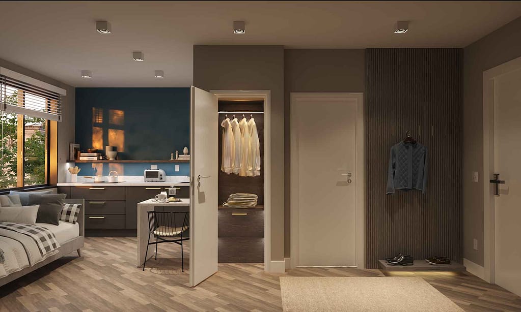 Functional Utility Space: Maximized utility room that keeps essentials within reach, showcasing how efficiency enhances everyday living.